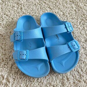 Birkenstock Arizona Kids Blue Slip On Sandals Sz EU 32/US 1